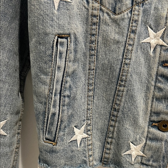 Pistola Blue Jean Jacket with White Star Accents - Picture 11 of 13